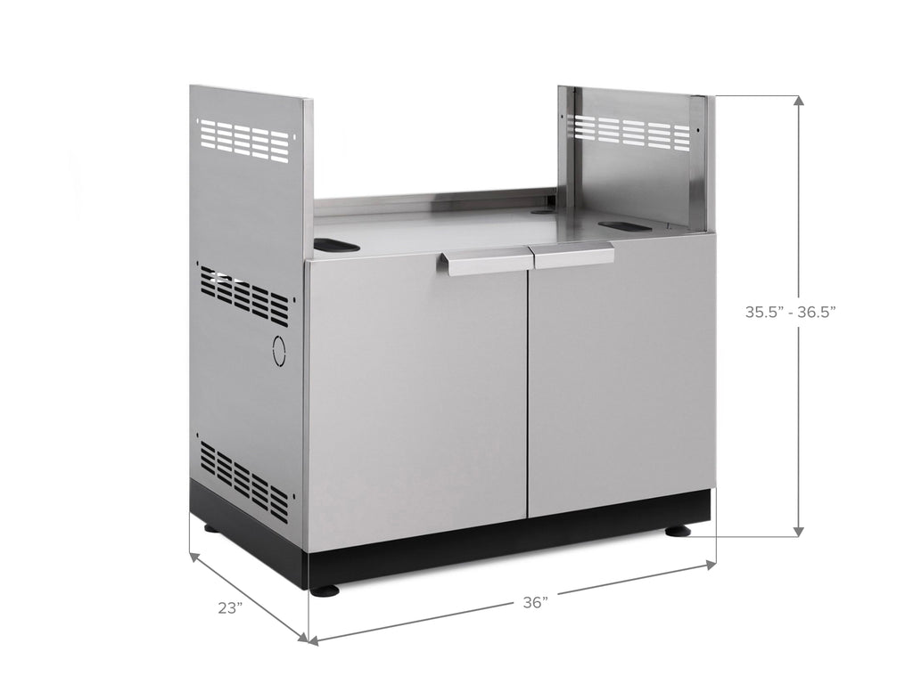 Outdoor Kitchen Classic Stainless Steel Gas Grill NewAge Products