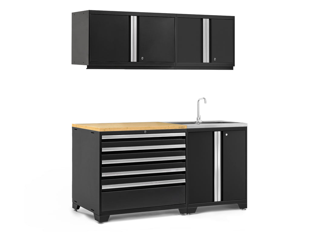 Pro Series 5 Piece Cabinet Set With