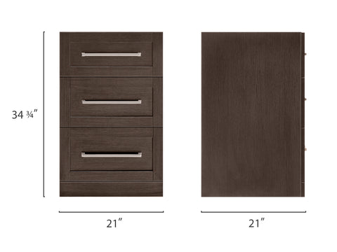 Triple pull out drawer – Interior Cabinet Solutions