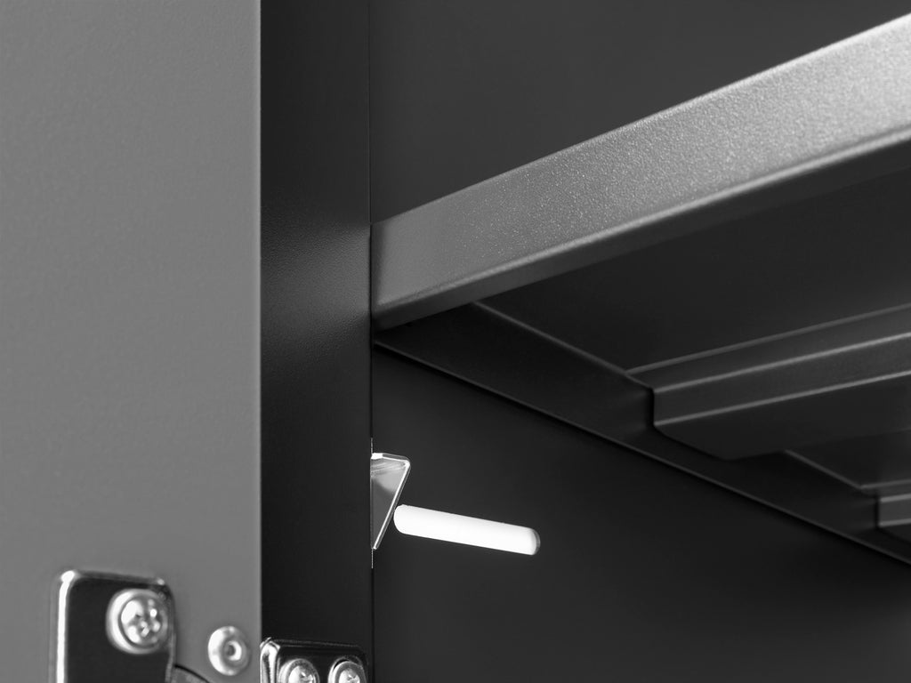 Pro Series Black 36" Locker Shelves (Pack of 2) with Pins NewAge Products