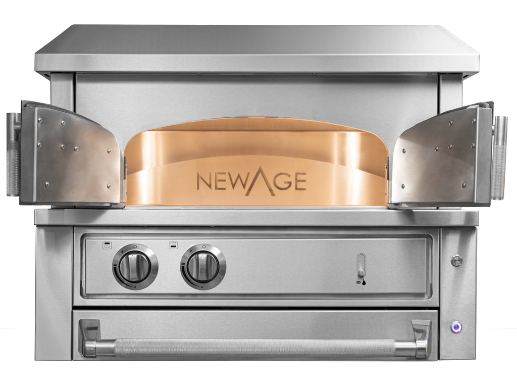 Outdoor Kitchen Platinum 33 in. BuiltIn Pizza Oven NewAge Products