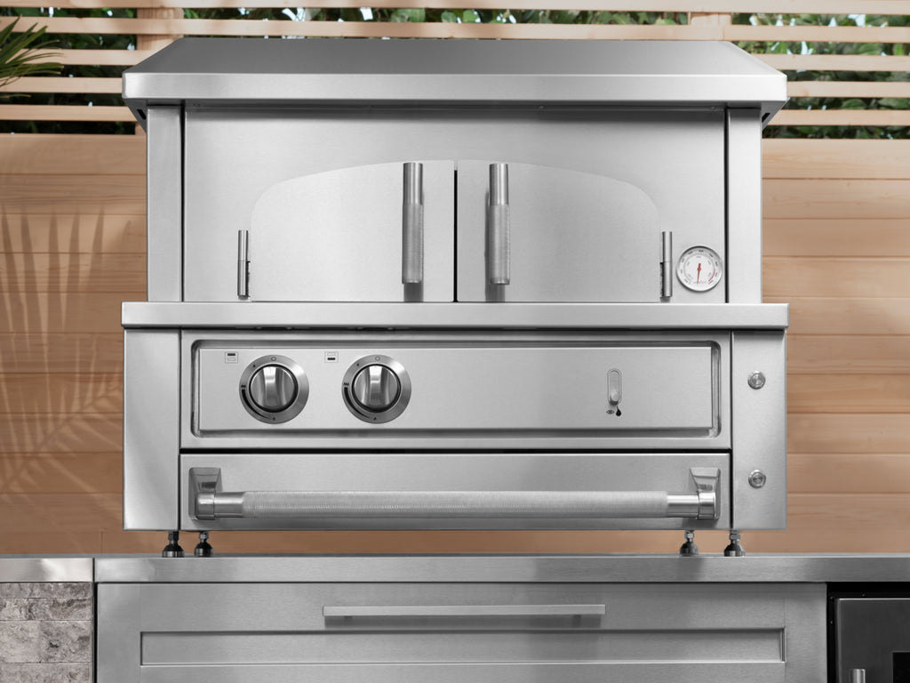 Outdoor Kitchen 33 in. Platinum Countertop Pizza Oven NewAge Products