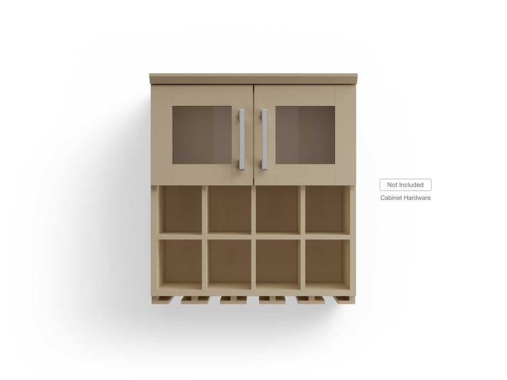 Home Bar Wall Wine Rack 21 in. NewAge Products